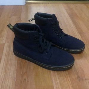 Navy blue doc martens